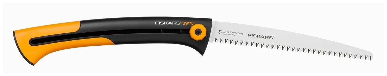 Пила садовая Fiskars Xtract (1000614) складная пластиковая рукоятка лезвие 255 мм - фотография № 1