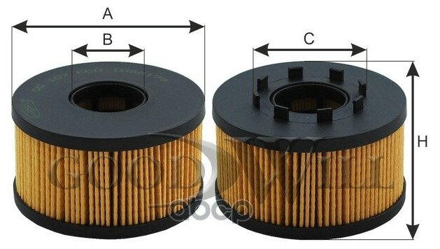Фильтр Масляный Двигателя Og107eco Goodwill арт. OG107ECO