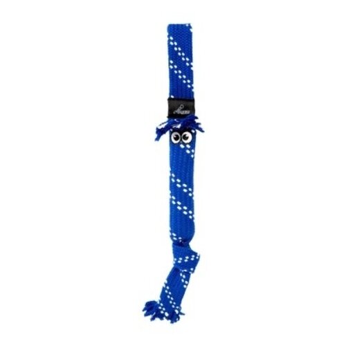 Rogz Игрушка веревочная шуршащая SCRUBZ , средняя, синий (SCRUBZ ROPE TUG TOY SM) SC03B | SCRUBZ ROPE TUG TOY SM, 0,04 кг