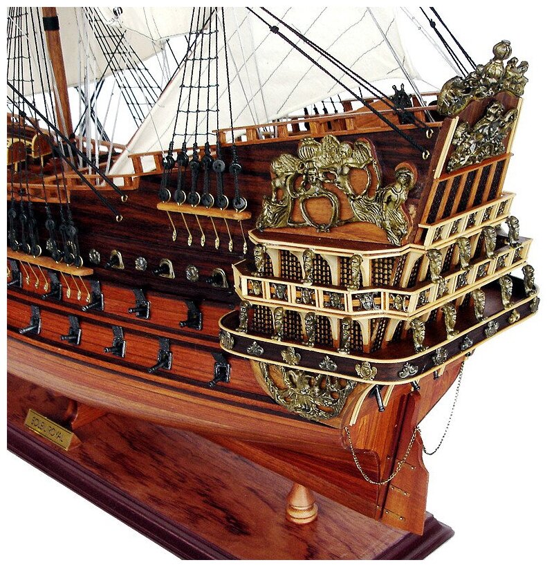 Модель парусника Catalan Ship, Woody Joe (Япония), Масштаб 1:30, WJ35150-RUS - к