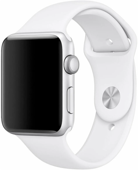 Ремешок для Apple Watch 38/40/41 мм силиконовый InnoZone - Белый (APWTSI38-09)