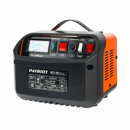 Заряднопредпусковое устройство Patriot BCT-30 Boost 1224 В 55-270 Ач 9103₽