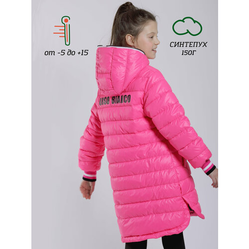 Парка Orso Bianco Мэй, размер 116, розовый куртка orso bianco мэй размер 116 черный