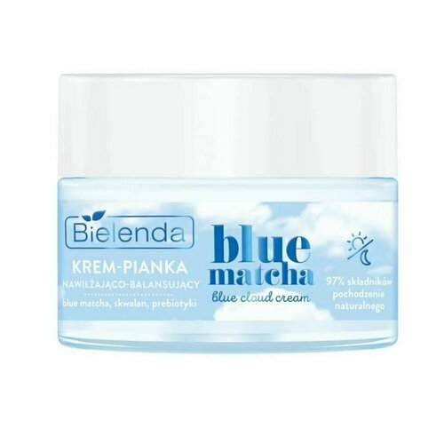 Bielenda Увлажняющий крем-пенка BLUE MATCHA Балансирующий, 50 мл