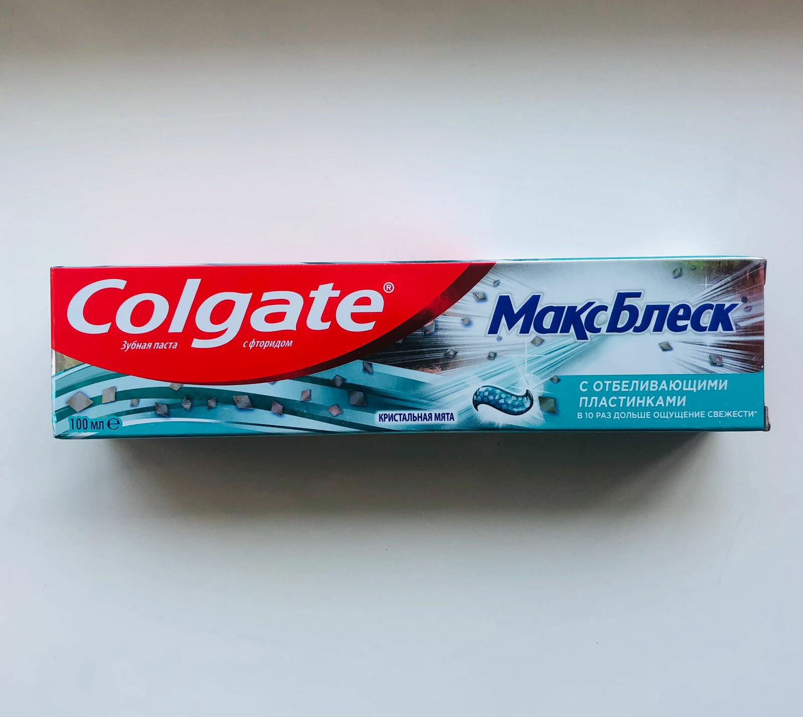 Colgate Зубная паста Макс Блеск, кристальная мята, 100 мл