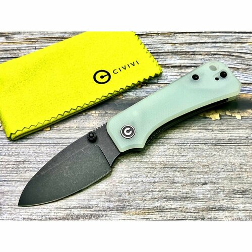 Нож складной Civivi C19068S-8 Baby Banter, Black Stonewashed Nitro-V Blade, Natural G10 Handle нож складной civivi c18062p 3 button lock elementum ii black stonewashed nitro v blade od green g10 handle