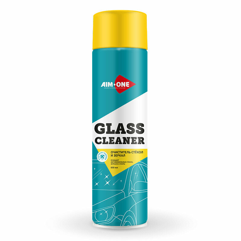 Пенный очиститель стекол Glass cleaner AIM-ONE 650мл (аэрозоль)