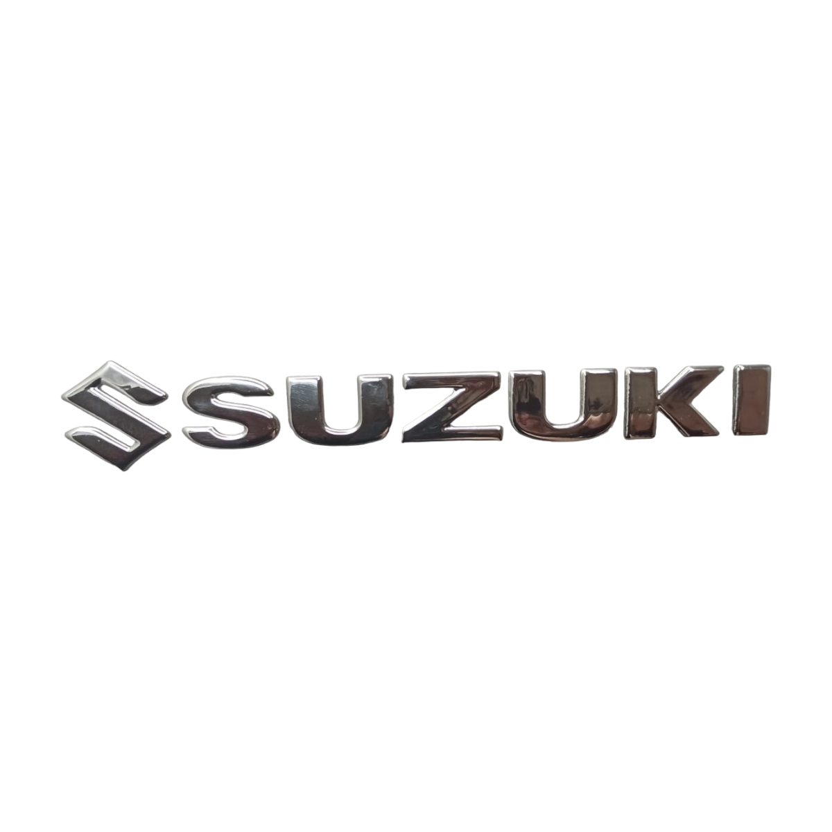 Шильдик эмблема Suzuki на мотоцикл скутер мопед квадроцикл для мотоциклиста, хром — фото 1