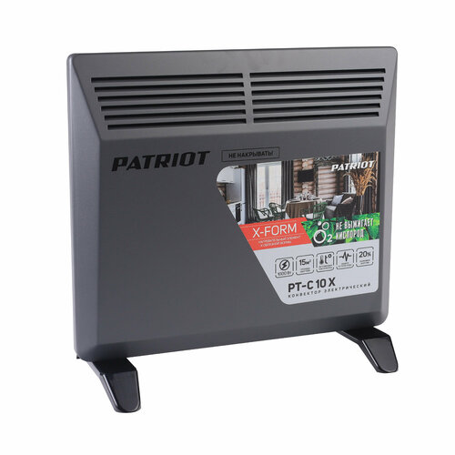 Конвектор электрический Patriot PT-C 10 X тепловентилятор электрический patriot pt q30 633307250 patriot