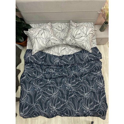 синий, бежевый