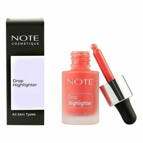 Хайлайтер для лица NOTE DROP HIGHLIGHTER жидкий тон 02