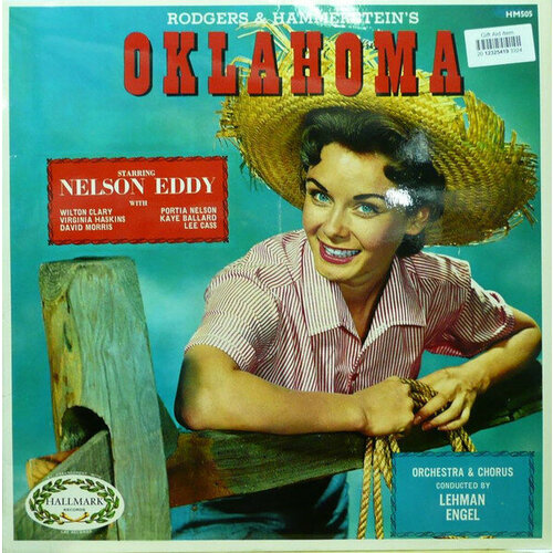 Старый винил, Hallmark Music, NELSON EDDY, RODGERS & HAMMERSTEIN - Oklahoma (LP, Used)