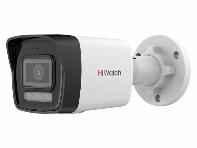 HiWatch DS-I450M(C)(2.8mm) 4 Мп уличная цилиндрическая IP-камера с гибридной Smart-подсветкой и встроенным микрофоном