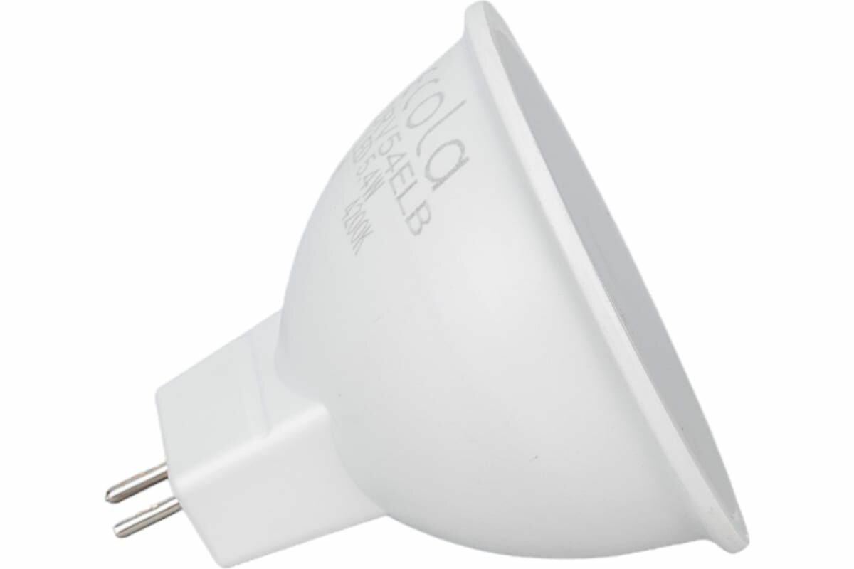 Лампа светодиодная ECOLA M2RV54ELB MR16 LED 5,4W 220V GU5.3 4200K матовая 48X50