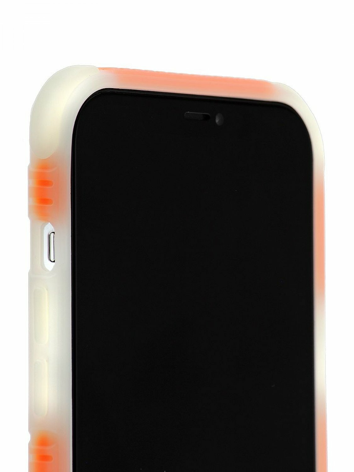 Чехол для iPhone 12 Pro Max Skinarma Keisha Orange, противоударная пластиковая накладка с рисунком, силиконовый бампер с защитой камеры