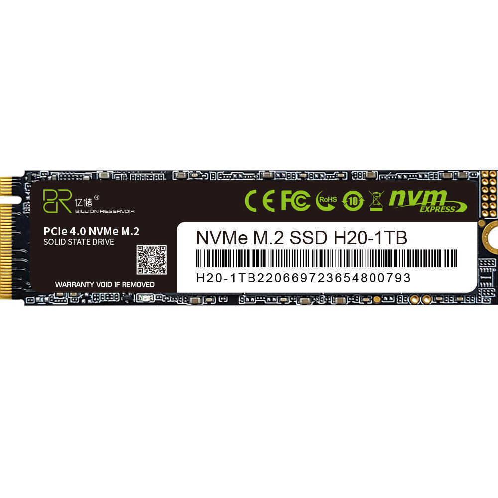 1 ТБ Внутренний SSD диск Billion Reservoir NVMe M2 PCI-E 40x4 (H20-1TB)