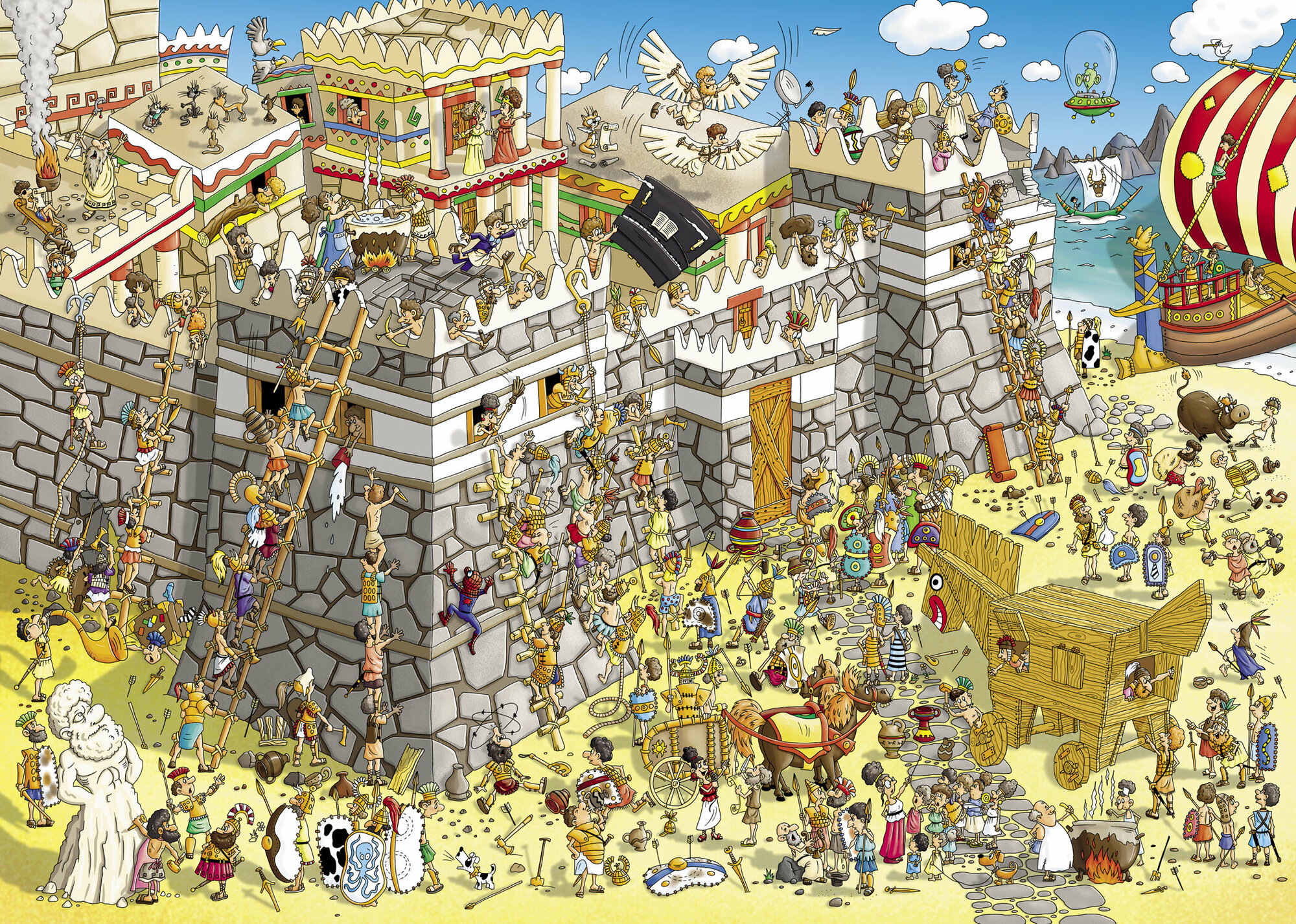 Puzzle-4000 Осада крепости Хатбер - фото №2