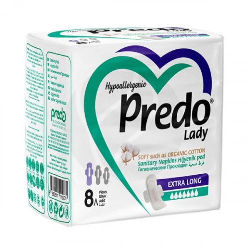 фото Прокладки гигиенические PREDO Lady Extra Long, 8 шт