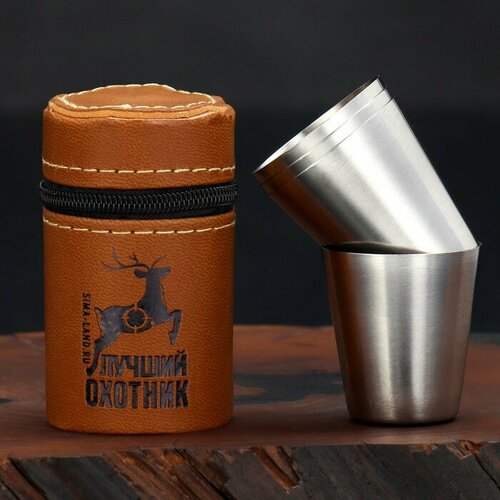Стопки набор Лучший охотник 4 шт х 30 мл 614₽
