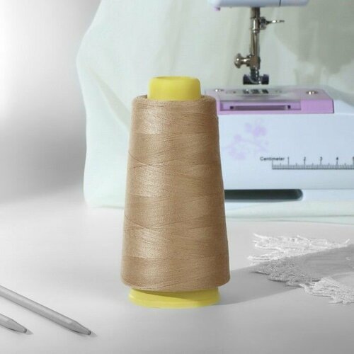 Нитки 502 3000 ярд цвет бежевый 513₽