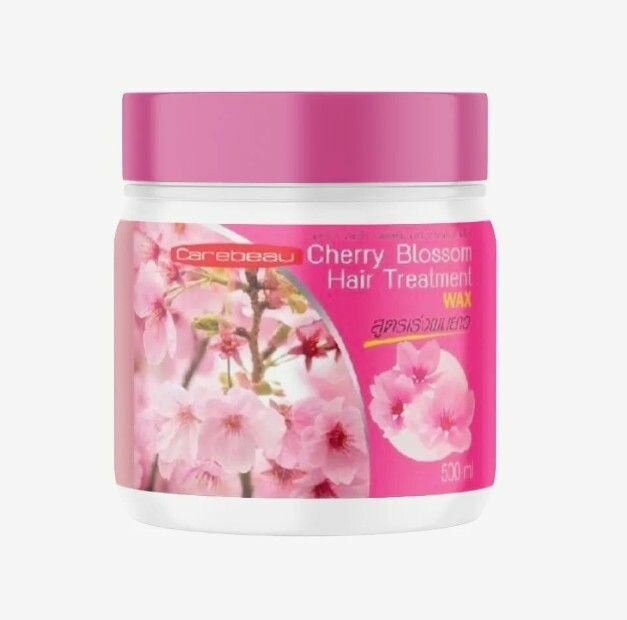 Восстанавливающая маска для волос с экстрактом цветов Вишни Carebeau Cherry Blossom Hair Treatment Wax 500 гр