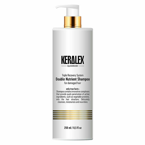 PROTOKERATIN шампунь дуо-питание высокоинтенсивный, Keralex 250мл, арт. ПК1108 шампунь дуо питание высокоинтенсивный protokeratin keralex double nutrient shampoo 250 мл