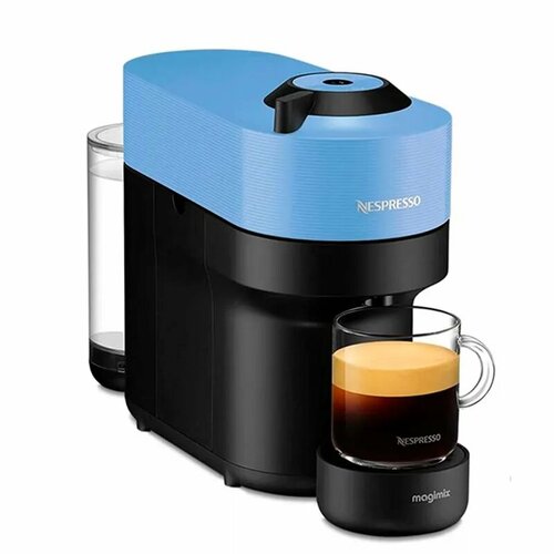 Кофемашина капсульного типа Nespresso VERTUO POP Pacific Blue 16290₽