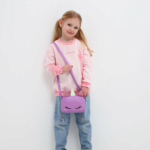 Сумка NAZAMOK KIDS, фиолетовый сумка tamaris повседневная искусственная кожа фиолетовый