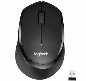 Беспроводная мышь Logitech B330 Silent Plus, черный