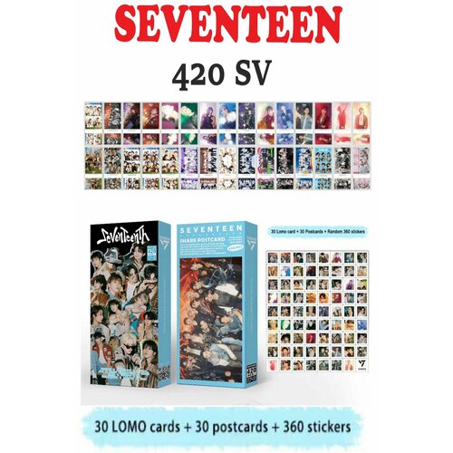 Карточки ломо к-поп со стикерами 85pcs set kpop seventeen character stickers cartoon seventeen fashion cute k pop 17 sticker