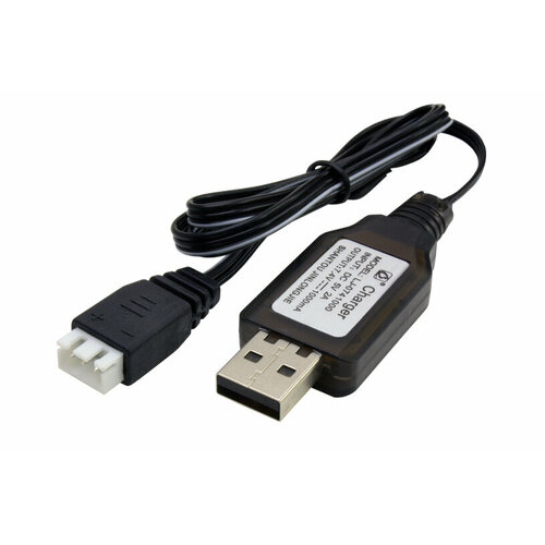 Зарядное устройство 5V, USB - 8.4V, JST XH 3pin, с балансиром, кабель для зарядки Li-Ion, Li-Po аккумуляторной батареи 2S для фонаря, РУ модели и др.