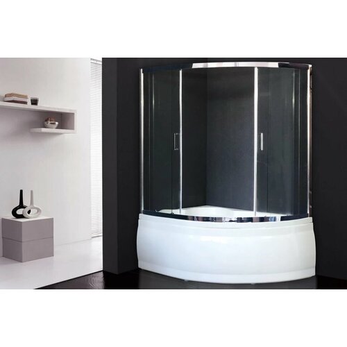 Шторка для ванны 170 см Royal Bath RB170ALP-T-CH прозрачное 38423₽