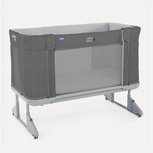Изображение товара Детская кроватка Chicco Next2Me Forever, цвет Moon Grey (Серый), артикул производителя 00079650770000