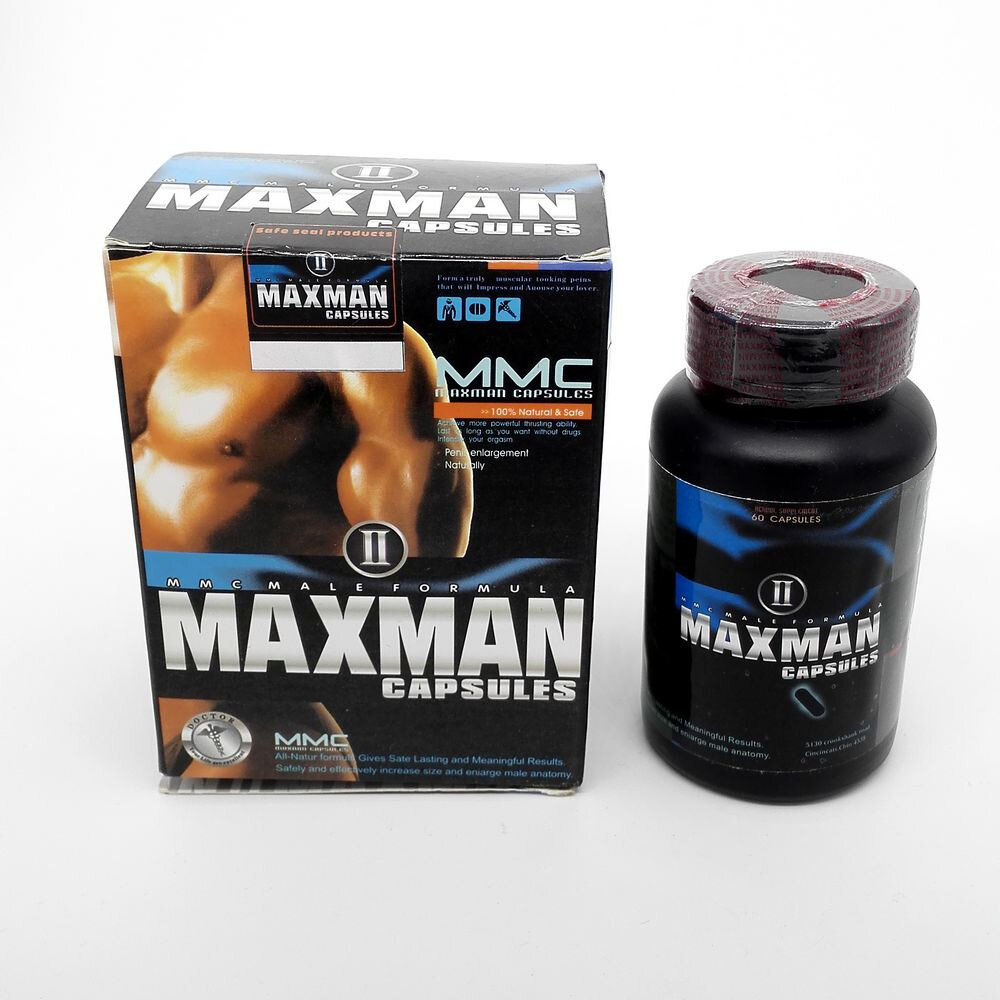 Картинки Maxman, 60 капсул, возбудитель для мужчин, для устойчивой эрекции