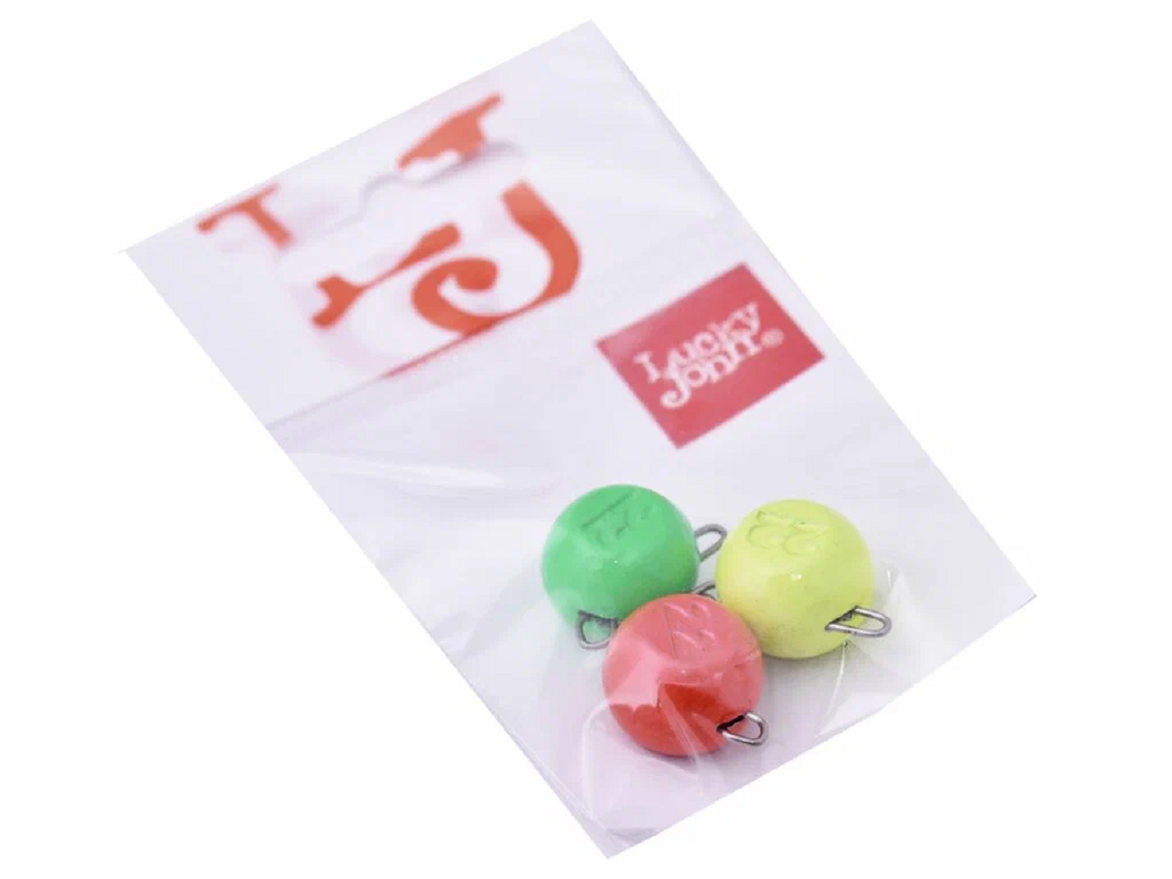 Груз-головки разборные Lucky John Ball RGY MIX1 вес 22 г в наборе 3 шт.