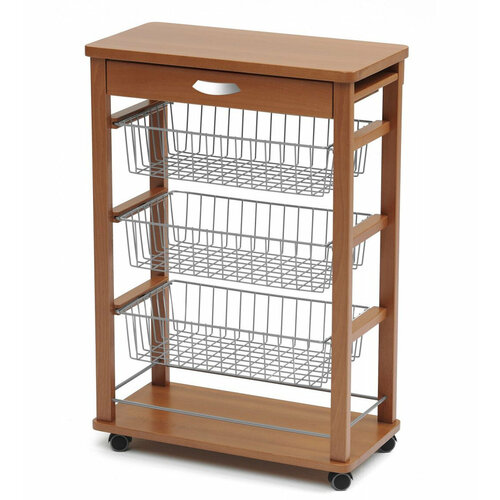 Кухонный островок Arredamenti Raikon с выдвижными корзинами, каркас - массив бука