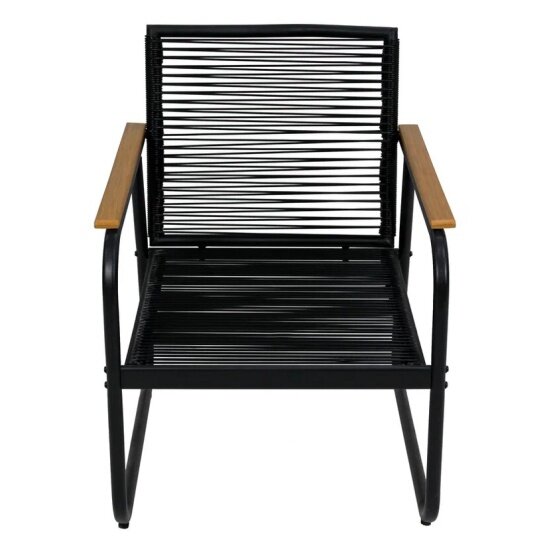 Изображение Набор мебели Garden Story Амелия 1 уп. (черный, подушки серые)