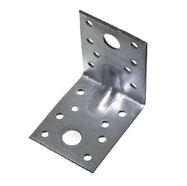 Уголок усиленный 70х70х55х1,5 (20шт/упаковка) перфорированный — фото 1