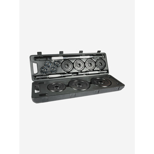 Набор гантели и штанга-переходник Torneo 30 кг Черный RUS Бр Ориг one size 16199₽