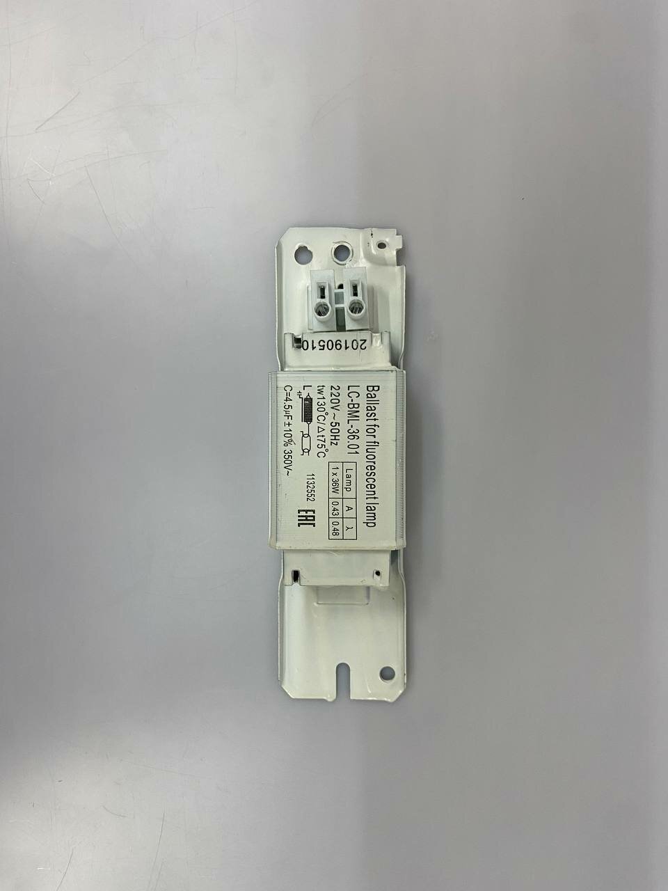 Дроссель электромагнитный 36W balast for Fiuorescent lamp LC-BML-36.01 — фото 1