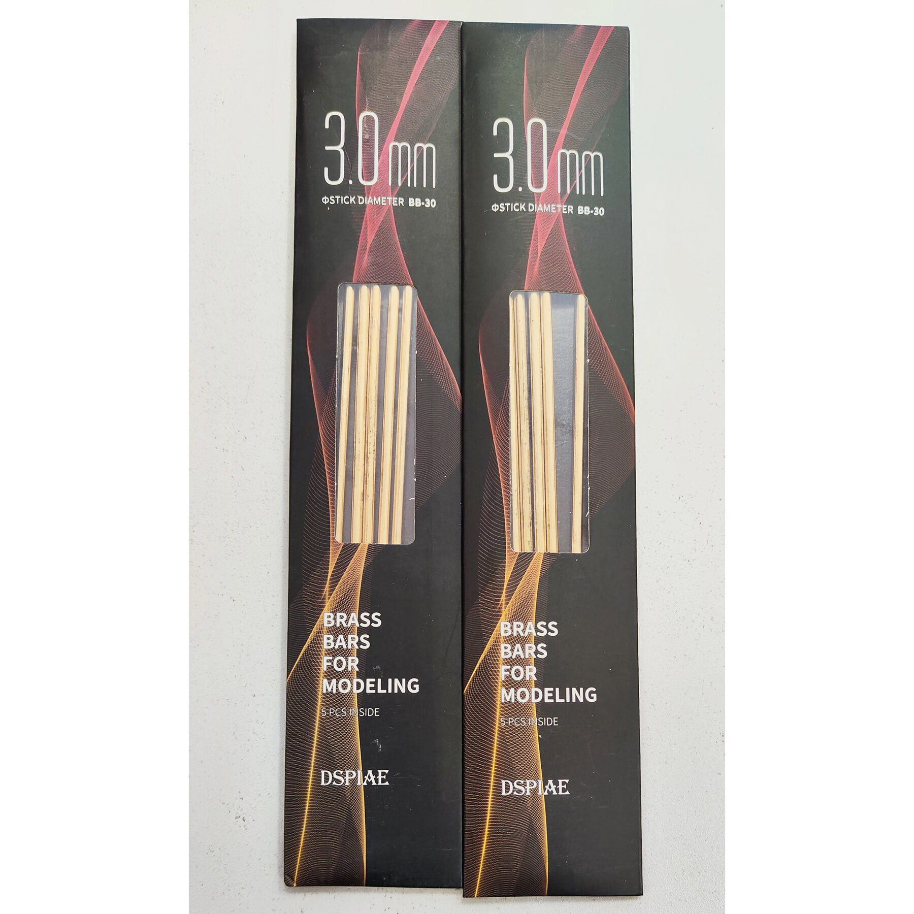 Пруток латунный диаметром 3 мм, 200 мм, 2х5 шт, Dspiae