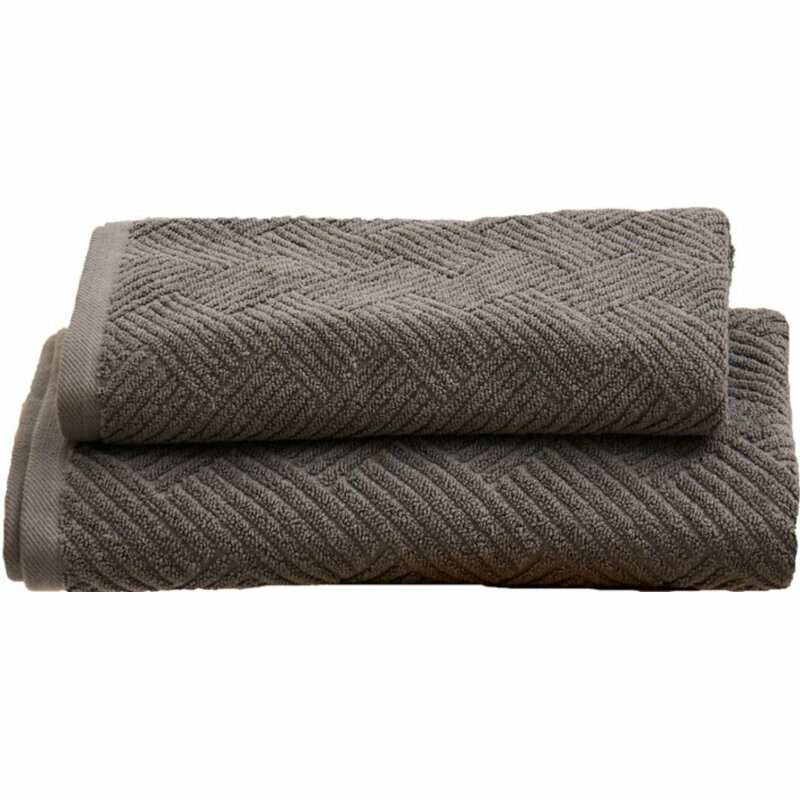 Набор полотенец махровых TAC VENTURA 50х90,70х140 500г/м2 GRAY, серый, 2151699