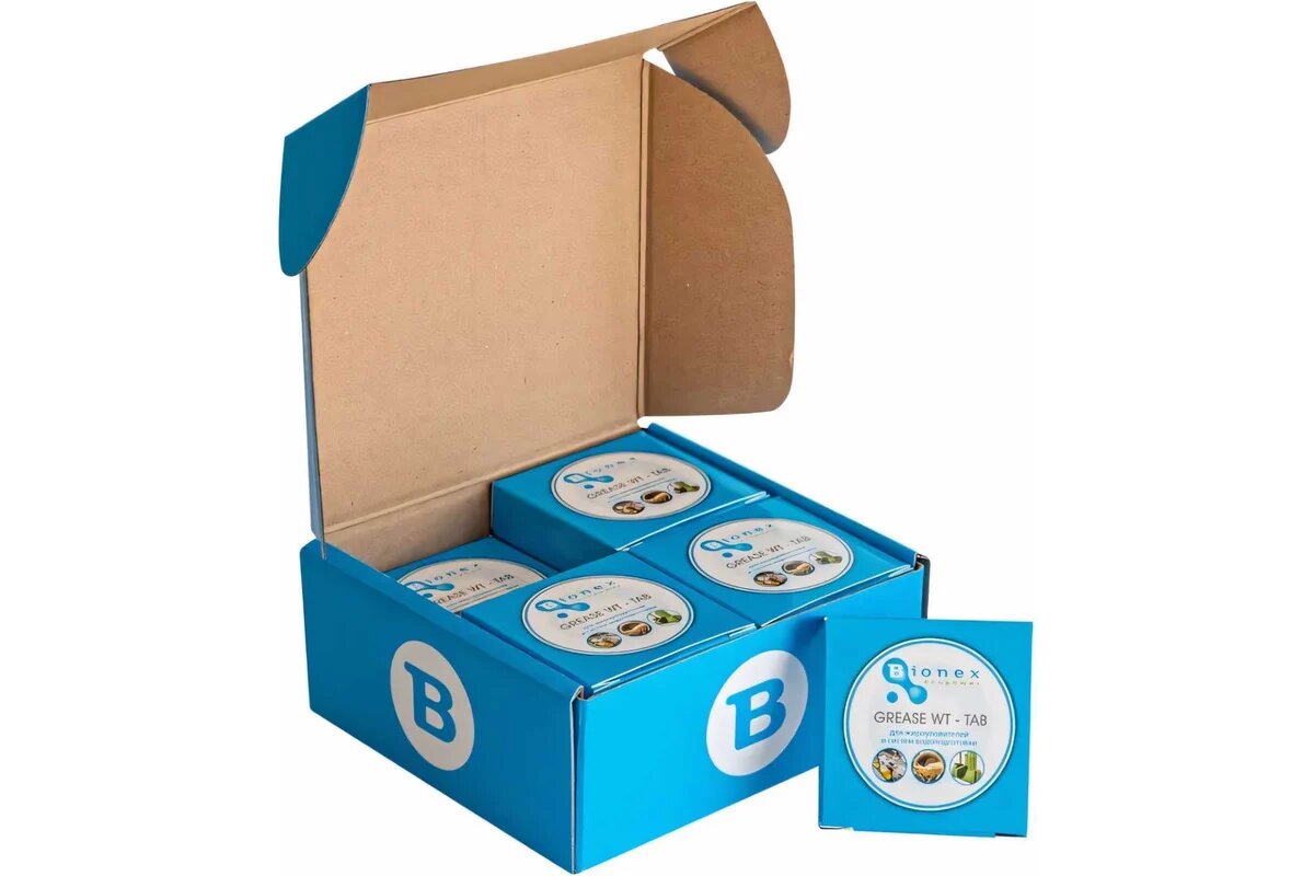 Bionex Таблетки для жироуловителя Grease WT Tab 12 шт WTTab 094
