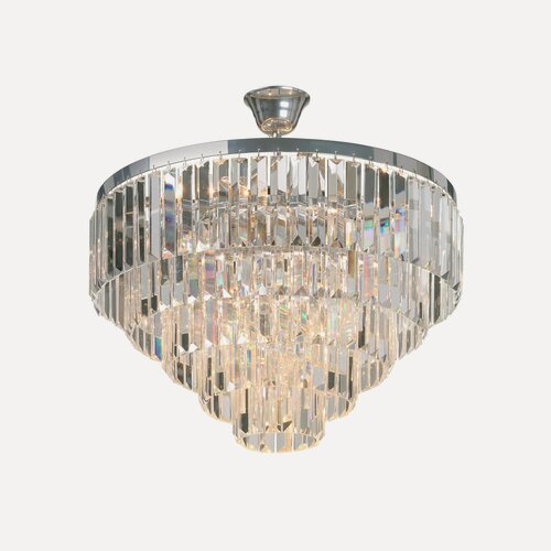 Изображение товара Люстра потолочная Vitaluce V5825-9/8, 8 ламп, E14 макс. 40Вт, 24 м2, цвет хром.