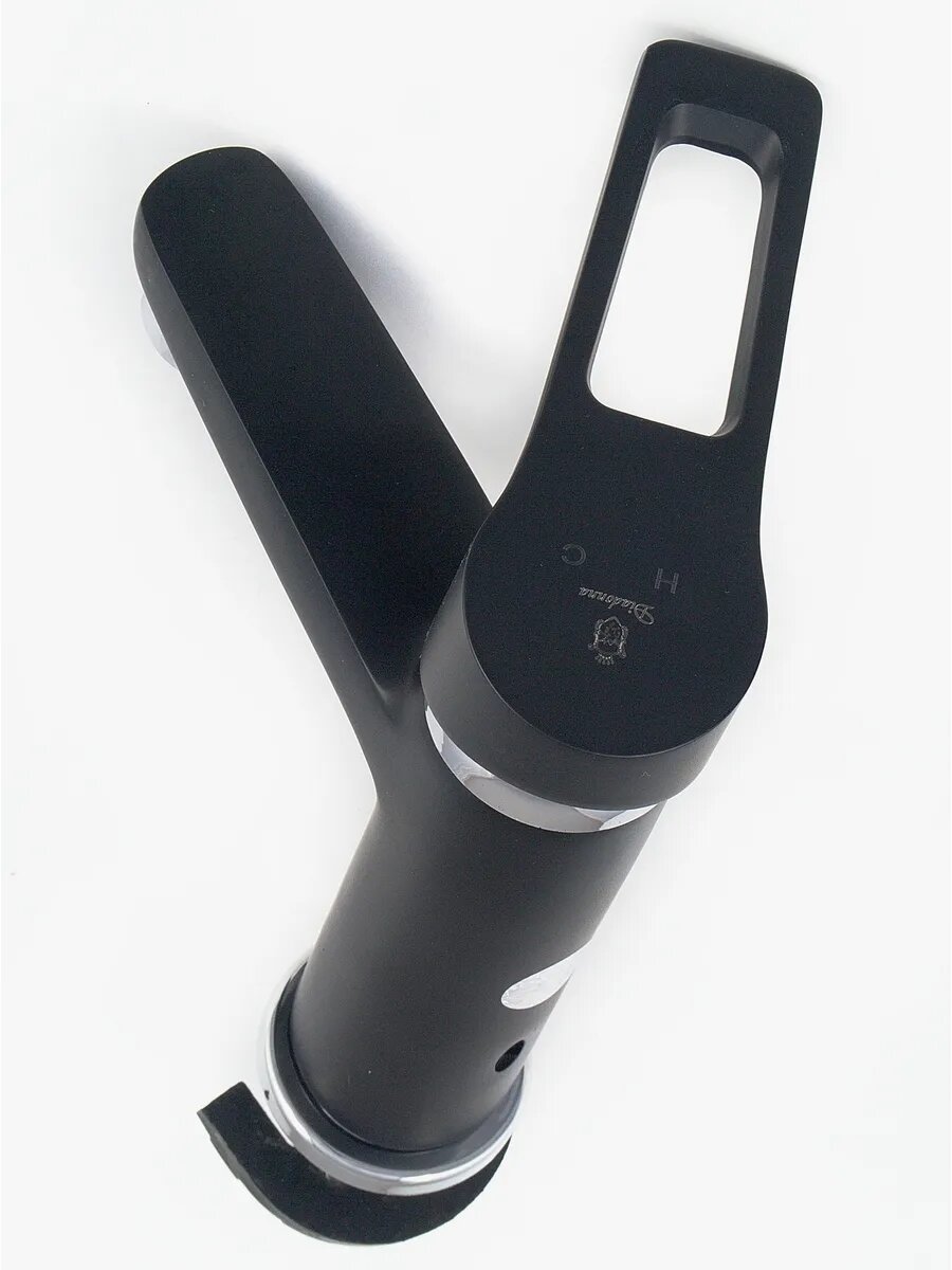 Смеситель для раковины Diadonna, горизонтальный, латунь, черный — фото 1