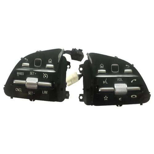 Кнопки на руль автомобиля музыкальный Bluetooth переключатель телефона кнопка скорости круиза для Mercedes Benz C180 C260 GLA GLB250 GLE right silver 7492₽