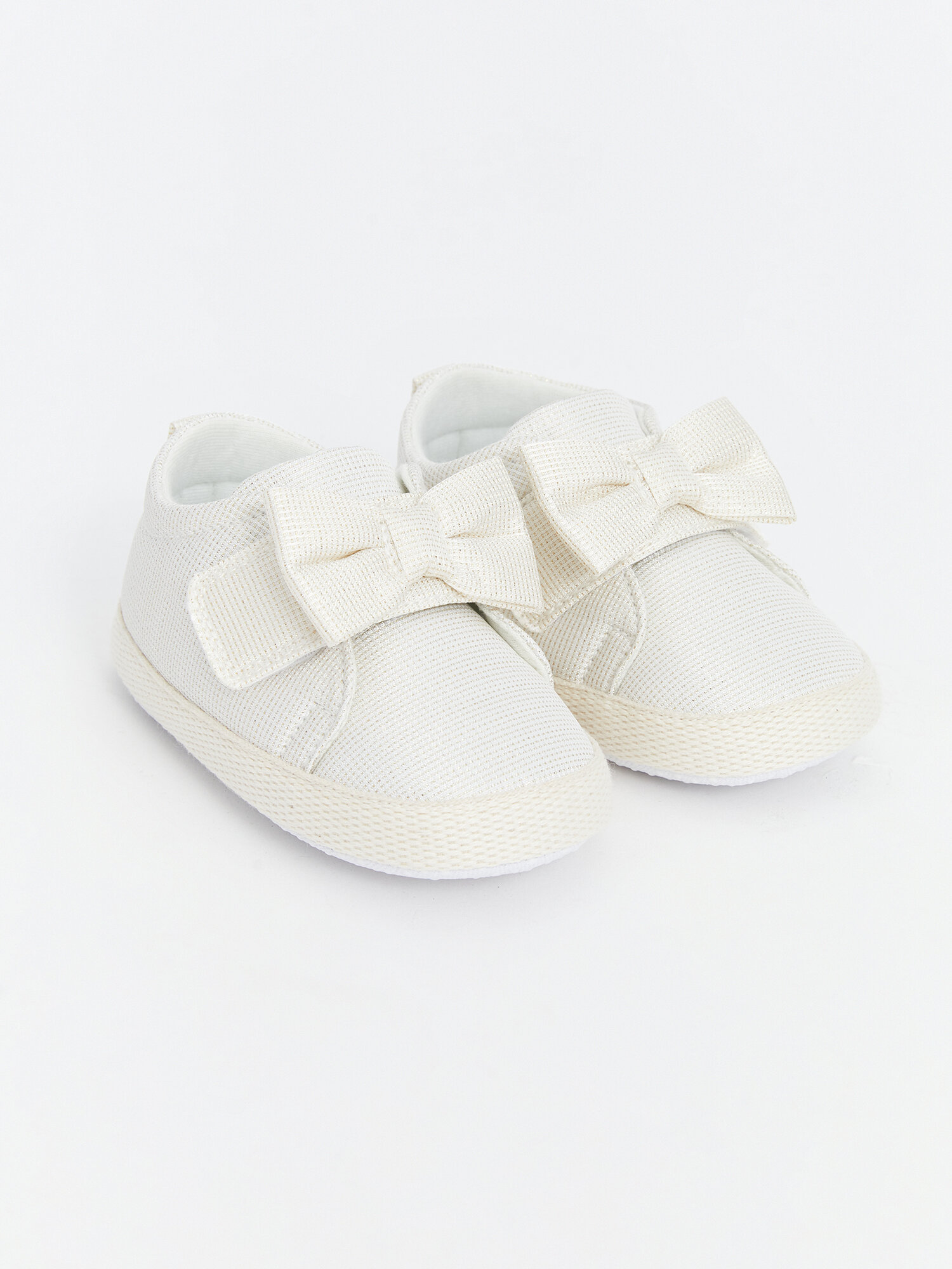 Пинетки LC Waikiki, размер 18 (6-9 месяцев), светло-бежевый