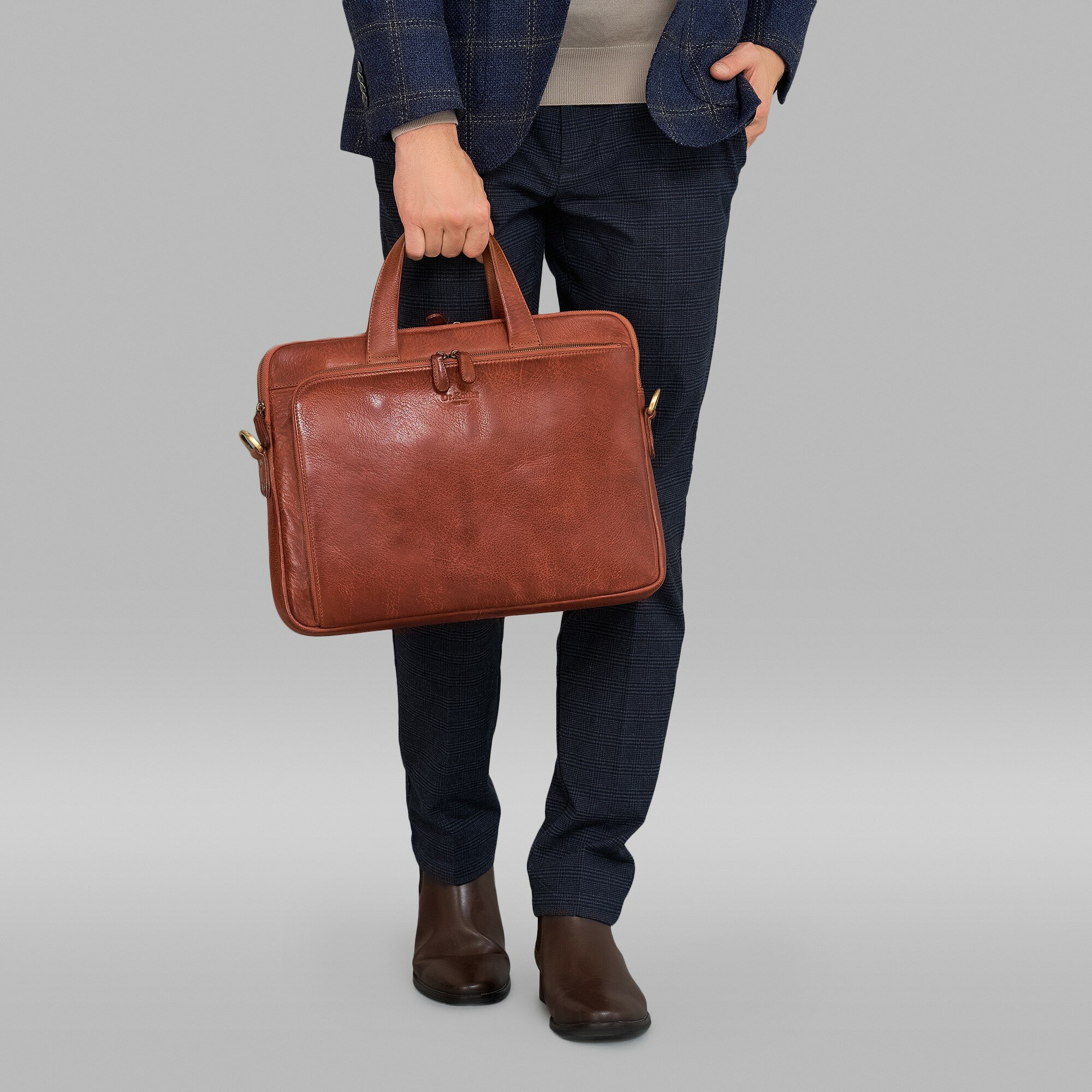 Сумка Dr.Koffer, коричневый