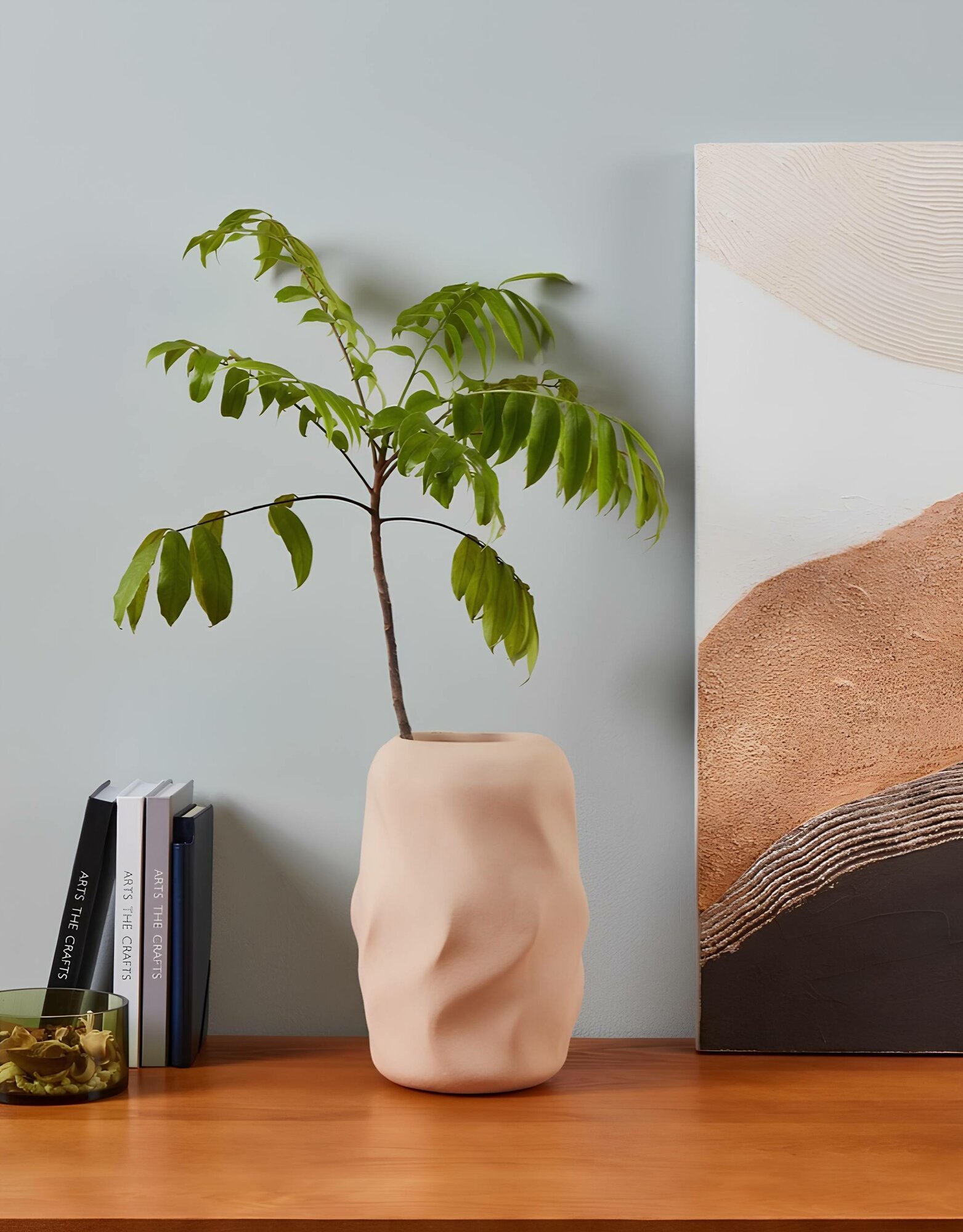 421122 · PAYAO · EGLO · декоративный объект · ваза · бежевого цвета