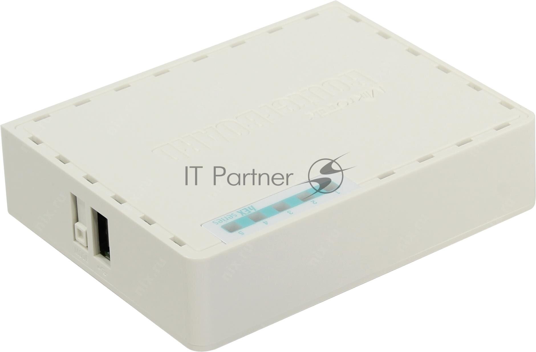 Роутер MikroTik RB750Gr3 hEX (RouterOS L4) with power supply and case 5 port 10/100/1000 гигабитный